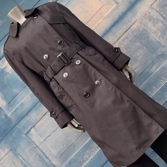 DEFENCE LOGISICS AGENCY OFFICIAL WOMANS ALL WEATHER LINED ARMY TRENCH COAT - Picture 16 of 17